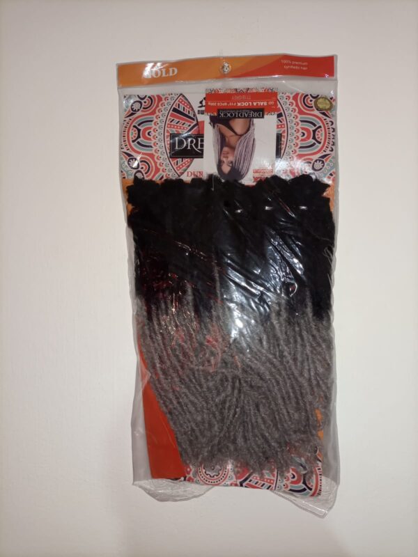 Black & Gray Dread weave